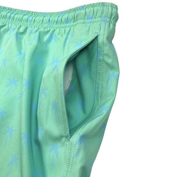 NWT Bermies Men's The Classic 5.5" Inseam Swim Trunks Green Palm XXL - Picture 4 of 8
